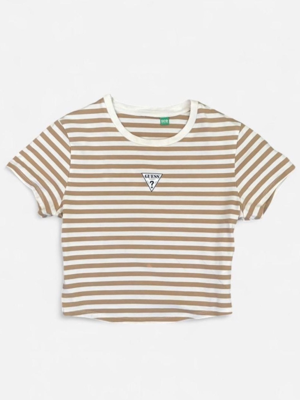 Guess Originals Striped Cropped Baby Tee